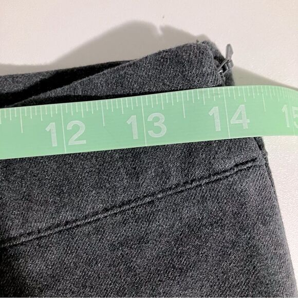 GAP Slacks Women Size 10 Grey Side Zip Ankle - Picture 9 of 9